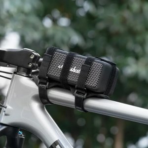 Uchwyt rowerowy z rzepami do mocowania na ramie kierownicy na głośnik bidon itp. - czarny ROCKBROS 3