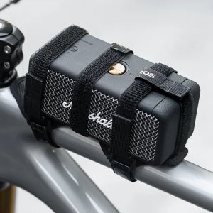 Uchwyt rowerowy z rzepami do mocowania na ramie kierownicy na głośnik bidon itp. - czarny ROCKBROS 5