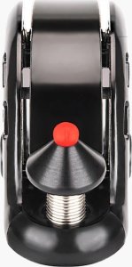 Dzwonek rowerowy w kształcie litery Q 100db - czarny ROCKBROS 5