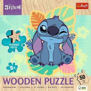 Trefl Puzzle drewniane Wesoły Stitch 50 elementów (20281) 3