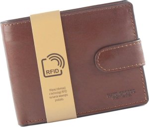 Skórzany męski portfel Mato Grosso 0708/17-20 RFID brązowy 1