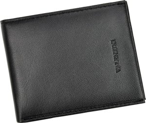 Portfel Męski Valentini 306 992 Skóra Naturalna Czarny 1