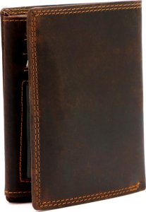 Portfel męski skórzany PELLUCCI UGLE N4 brązowy 3