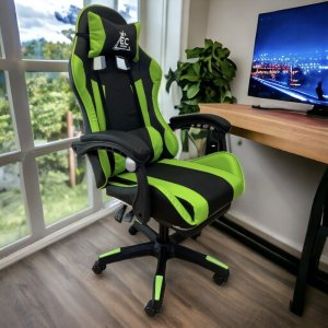 Fotel gamingowy obrotowy z podnóżkiem EC GAMING KO24ZIE 2