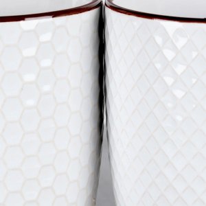 Kubki ceramiczne białe 400 ml 4 szt. 4