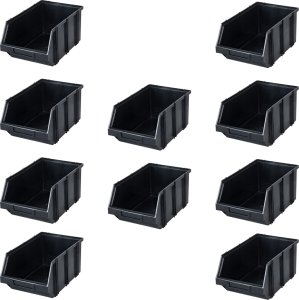 10x Pojemnik magazynowy Modułbox 3,1 Kuweta warsztatowa modułowa Regał 3