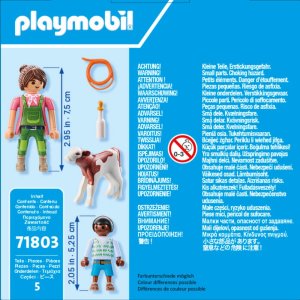 Zestaw z figurkami Duo Pack 71803 Gospodyni wiejska z dzieckiem i cielakiem 1