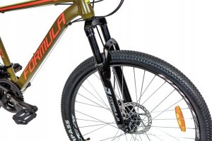 VELOTRADE ROWER GÓRSKI MTB 26 CALI 21 BIEGÓW AMORTYZACJA HAMULCE TARCZOWE RAMA 18" 2