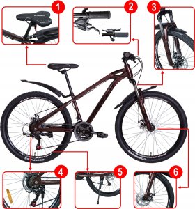 ROWER GÓRSKI MTB 26 CALI HAMULCE TARCZOWE SHIMANO PREZENT NA KOMUNIĘ 8