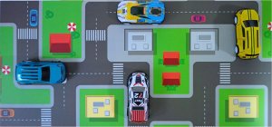 click4TOYS Samochodziki Resoraki Z Napędem Metalowe Auta Dla Dzieci 50 Sztuk + Mapa 4