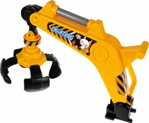 Mega Jeździk Koparka Pchacz Z Łyżką I Chwytakiem Dla Dzieci 3W1 Kierownica 6