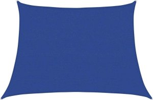 vidaXL Żagiel przeciwsłoneczny, 160 g/m, niebieski, 4/5x3 m, HDPE 2