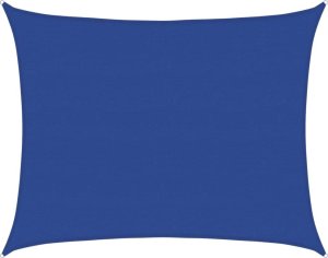 vidaXL Żagiel przeciwsłoneczny, 160 g/m, niebieski, 6x7 m, HDPE 2