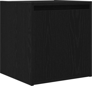 vidaXL Szafka nocna wisząca czarna 38x34x40 cm 2