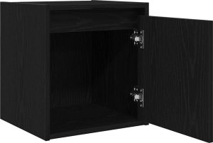 vidaXL Szafka nocna wisząca czarna 38x34x40 cm 5