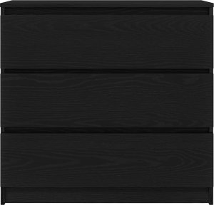 vidaXL Szafka, czarny dąb, 80x35x76 cm, materiał drewnopochodny 6