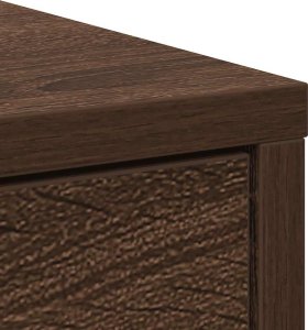 vidaXL Komoda z szufladami i drzwiami, brązowy dąb, 70,5x34x74,5 cm 9
