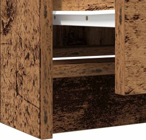 vidaXL Szafka pod TV, stare drewno, 40x35x54cm 10