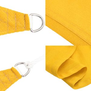 vidaXL Żagiel przeciwsłoneczny, 160 g/m, żółty, 4/5x3 m, HDPE 6