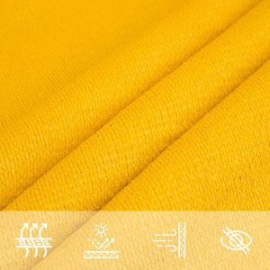 vidaXL Żagiel przeciwsłoneczny, 160 g/m, żółty, 4/5x3 m, HDPE 7