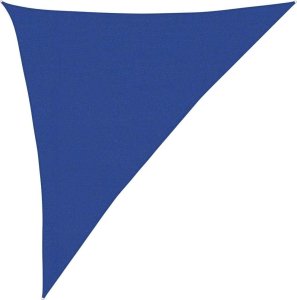vidaXL Żagiel przeciwsłoneczny, 160 g/m, niebieski, 3x4x5 m, HDPE 2