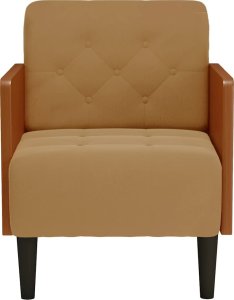 vidaXL Sofa Fotel z Podłokietnikami Brązowy 55 cm Aksamit 3