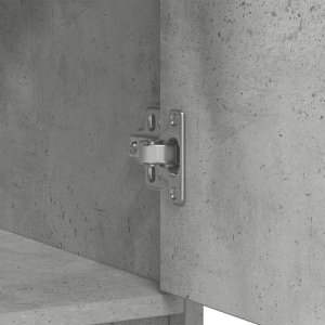 vidaXL Komoda z szufladami i drzwiami, szarość betonu, 70,5x34x74,5 cm 10