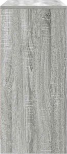 vidaXL Komoda z szufladami i drzwiami, szary dąb sonoma 70,5x34x74,5cm 7