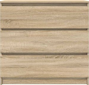 vidaXL Szafka, dąb sonoma, 80x35x76 cm, materiał drewnopochodny 6