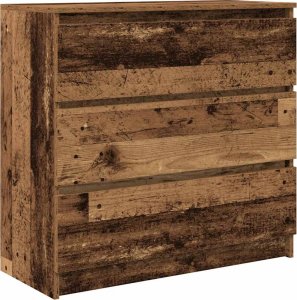 vidaXL Szafka, stare drewno, 80x35x76 cm, materiał drewnopochodny 2