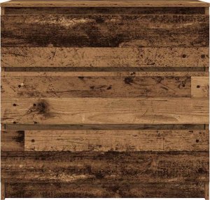 vidaXL Szafka, stare drewno, 80x35x76 cm, materiał drewnopochodny 6