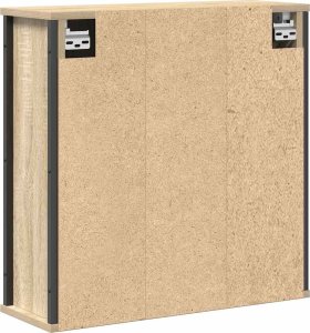 vidaXL Szafka ścienna łazienkowa z lustrem, dąb sonoma, 50x21x60 cm 8