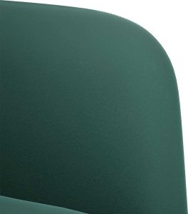 vidaXL Sofa dwuosobowa Ciemnozielona 109 cm Aksamit 5