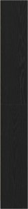 vidaXL Regał biblioteczny Czarny Dąb 80x24x176 cm Drewno klejone 6
