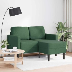 vidaXL Sofa 2-osobowa z szezlongiem w kształcie litery L, dżungla 1