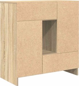 vidaXL Komoda z szufladami i drzwiami, dąb sonoma, 70,5x34x74,5 cm 8