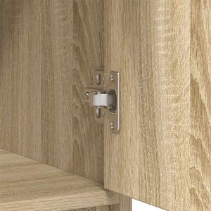 vidaXL Komoda z szufladami i drzwiami, dąb sonoma, 70,5x34x74,5 cm 10