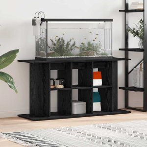 vidaXL Szafka pod akwarium, czarny dąb, 120x40x60 cm 1
