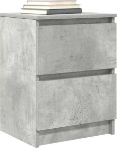 vidaXL Szafka pod TV, szarość betonu, 40x35x54 cm 4