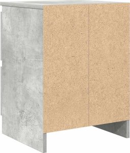 vidaXL Szafka pod TV, szarość betonu, 40x35x54 cm 8