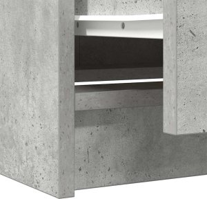 vidaXL Szafka pod TV, szarość betonu, 40x35x54 cm 10
