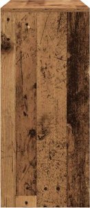 vidaXL Komoda z szufladami i drzwiami, stare drewno, 70,5x34x74,5 cm 7