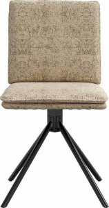 vidaXL Krzesła do jadalni 4 szt. Jasnoszary zamsz syntetyczny 4