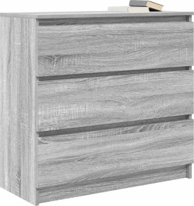 vidaXL Szafka, szary dąb sonoma, 80x35x76 cm 4