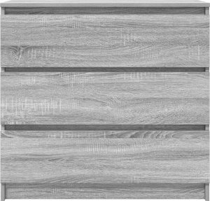 vidaXL Szafka, szary dąb sonoma, 80x35x76 cm 6