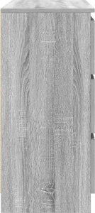 vidaXL Szafka, szary dąb sonoma, 80x35x76 cm 7