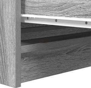 vidaXL Szafka, szary dąb sonoma, 80x35x76 cm 10