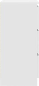 vidaXL Szafka, biała, 80x35x76 cm, materiał drewnopochodny 7