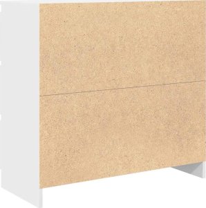 vidaXL Szafka, biała, 80x35x76 cm, materiał drewnopochodny 8