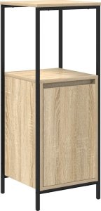 vidaXL Szafka łazienkowa z półkami, dąb sonoma, 36x35x95 cm 2